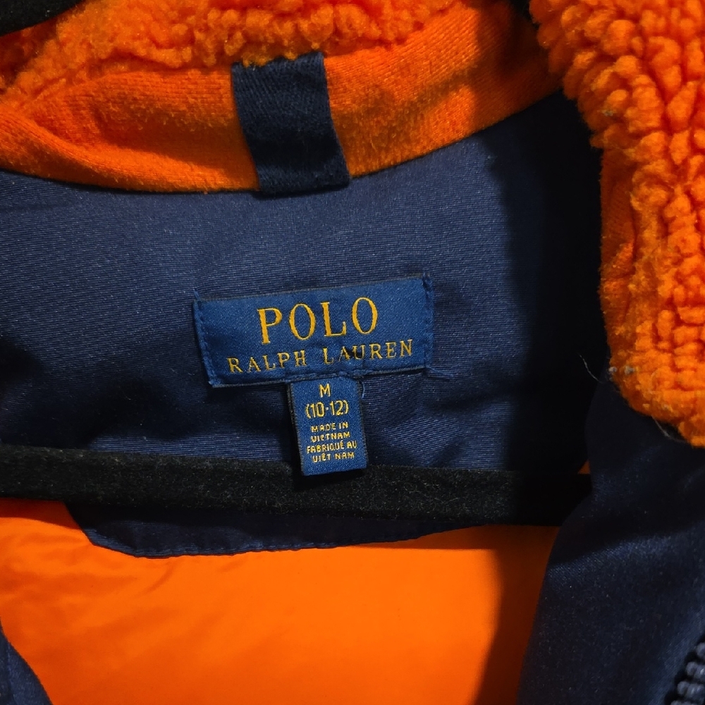 Ralph Lauren Navy and Orange Polo Jacket